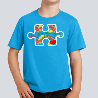 Youth T-Shirt - Autism Awareness - Puzzle Piece Thumbnail