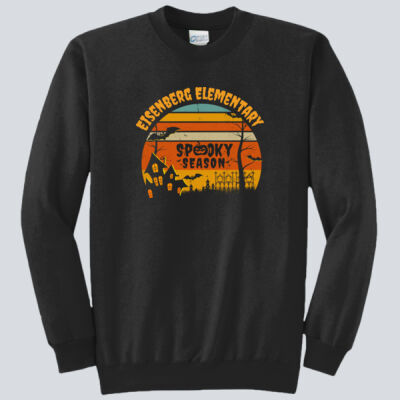 Adult Crewneck - Fall Holidays - Haunted House Thumbnail