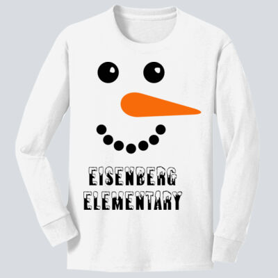 Youth Long Sleeve Shirt - Winter Holidays - Snowman Thumbnail