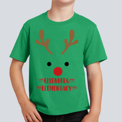Youth T-Shirt - Winter Holidays - Reindeer Thumbnail