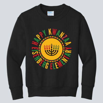Youth Crewneck - Winter Holidays - Happy Kwanzaa Thumbnail