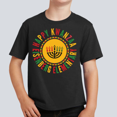 Youth T-Shirt - Winter Holidays - Happy Kwanzaa Thumbnail