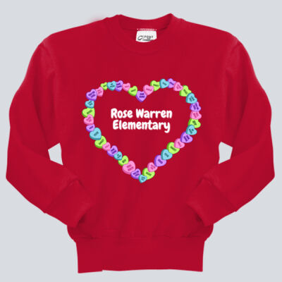 Youth Crewneck - Spring - Candy Hearts Thumbnail
