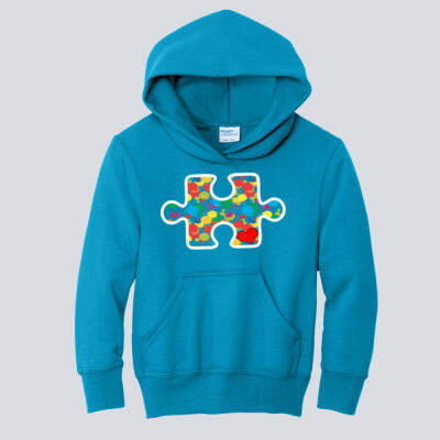 Youth Hoodie - Autism Awareness - Puzzle Piece Thumbnail