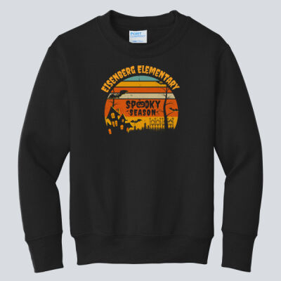 Youth Crewneck - Fall Holidays - Haunted House Thumbnail